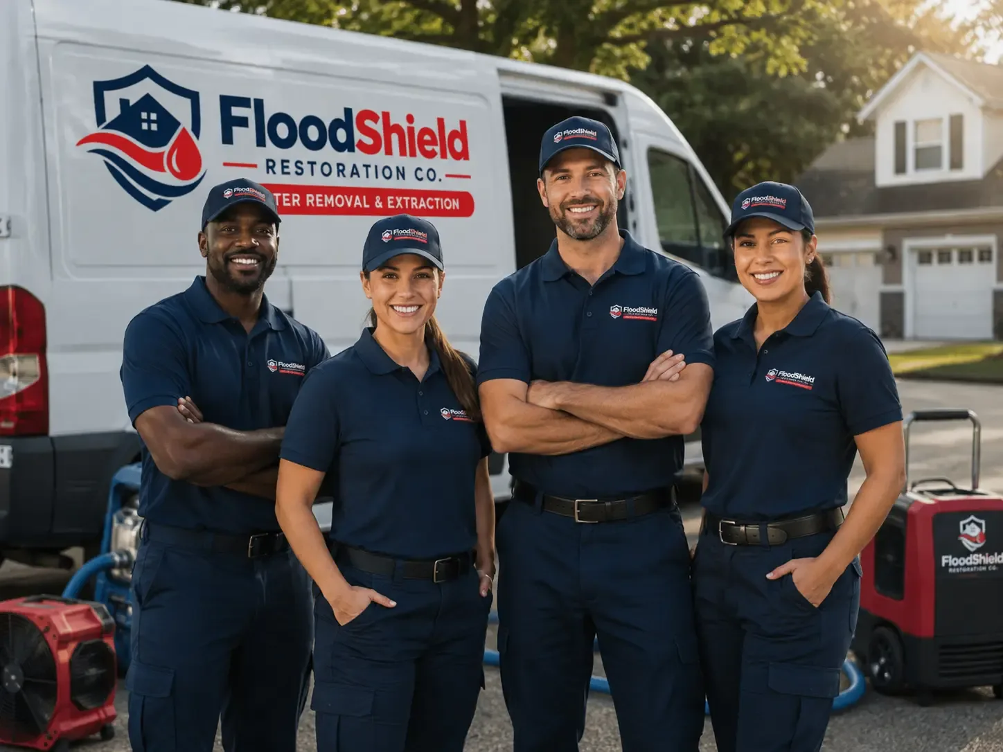 Flood Damage Restoration company in La Fontaine, IN