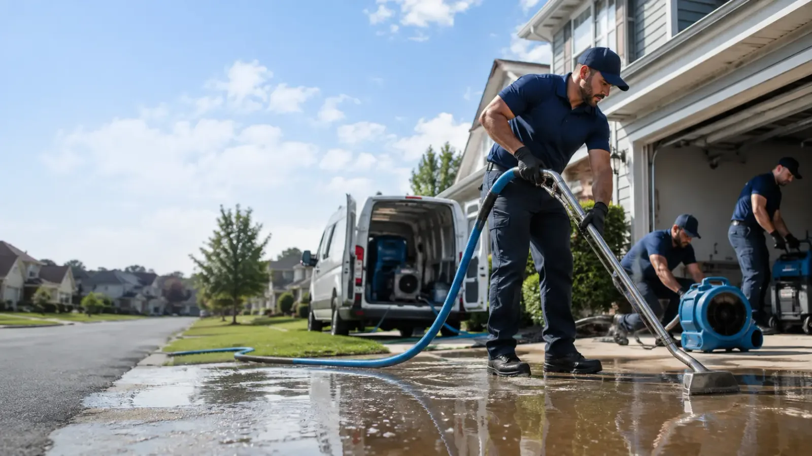 Flood Damage Restoration in La Fontaine, IN